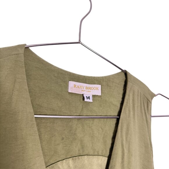 Ramy Brook Cosette Vest Green - Picture 8 of 12